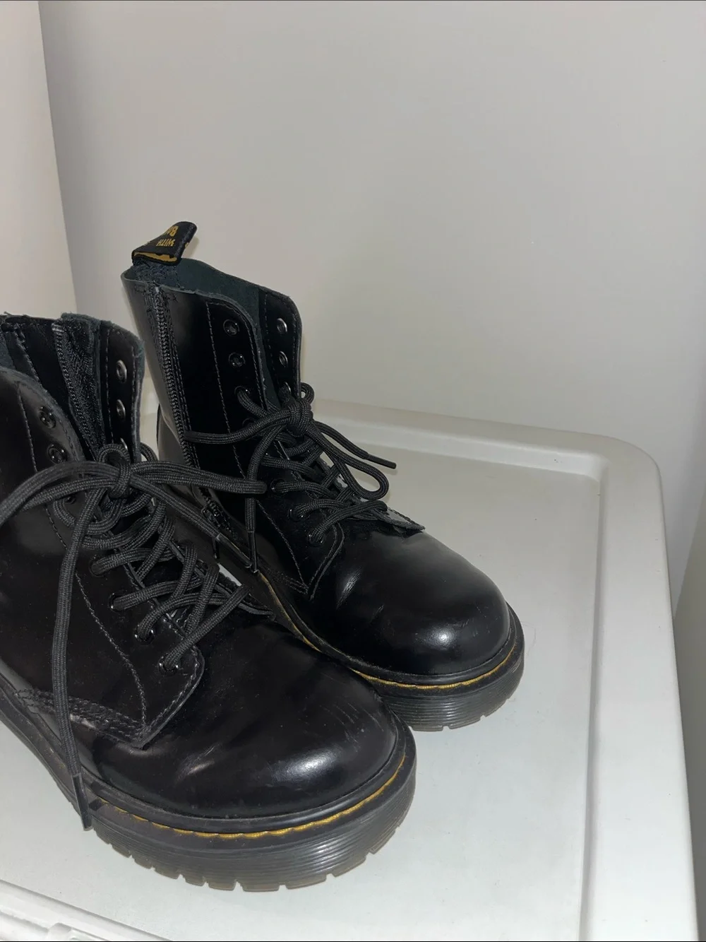 Black Big Girl  Dr Martens Boots